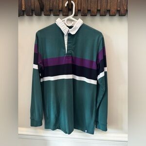 Vintage-style rugby, multi-colored, Medium